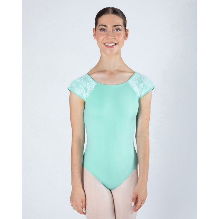 Energetiks Mila Cross-Back Lace Cap Sleeve Leotard - Adults
