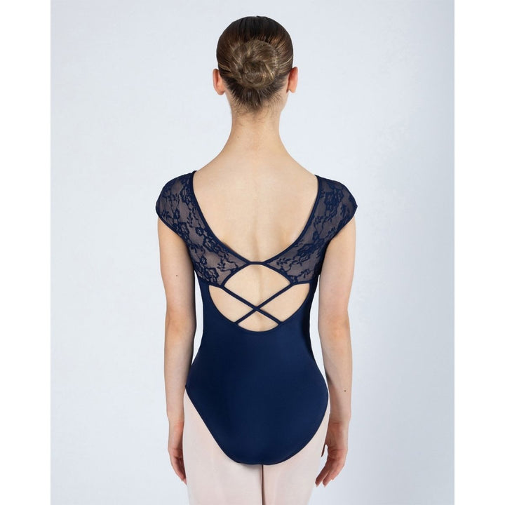 Energetiks Mila Cross-Back Lace Cap Sleeve Leotard - Adults