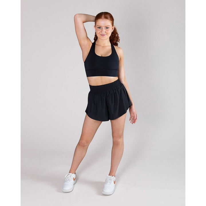 Energetiks Morgan Two in One Black Dance Short Adult Sizes