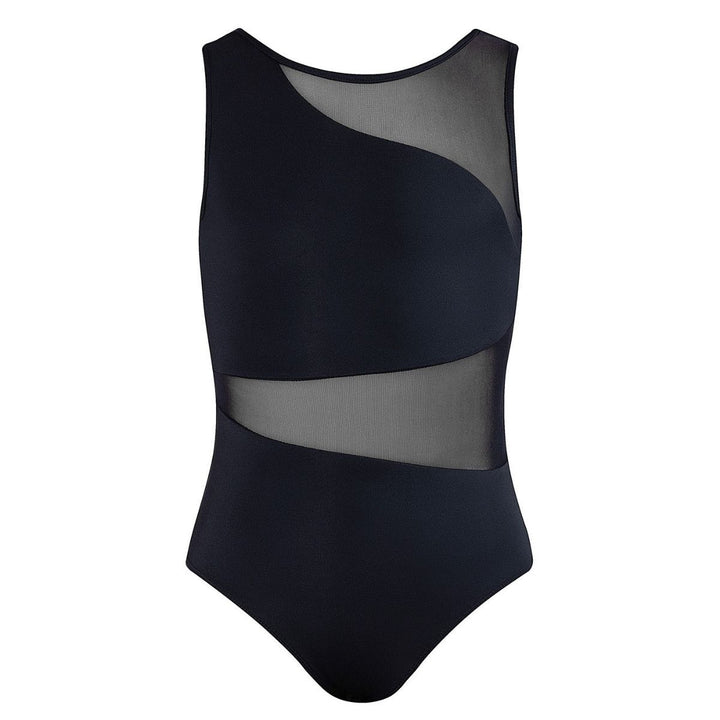 Energetiks Motion Mesh Panel Boat Neck Leotard Girls Sizes
