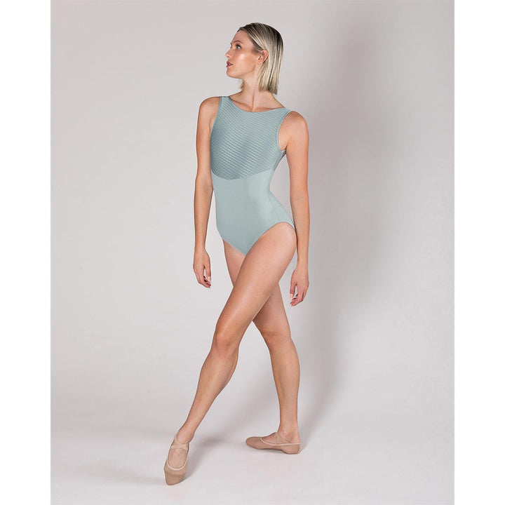 Energetiks Natalie V Back Boat Neck Leotard Adult Sizes