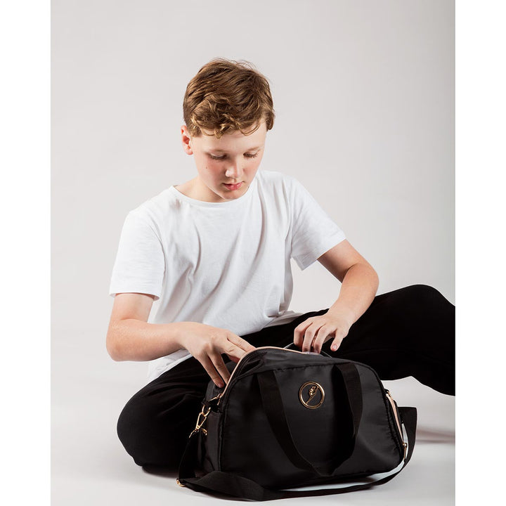 Energetiks Nova Small Dance Bag - Black &amp; Rose Gold