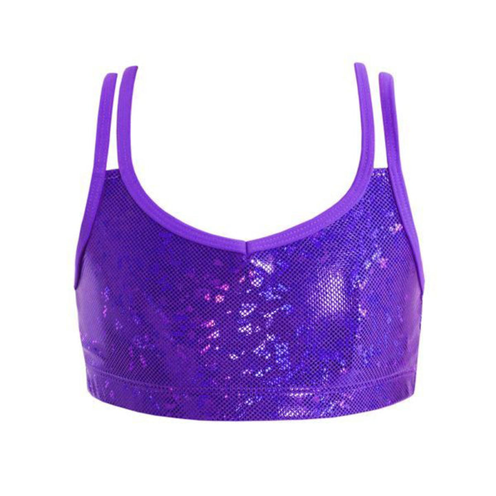 Energetiks Gymnastic Roxy Cross Back Crop Top Children Size