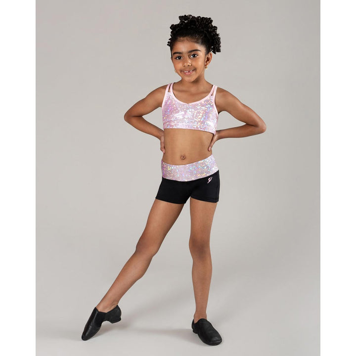 Energetiks Gymnastic Roxy Cross Back Crop Top Children Size