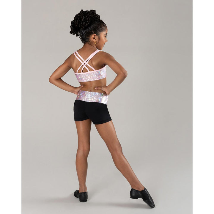 Energetiks Gymnastic Roxy Cross Back Crop Top Children Size