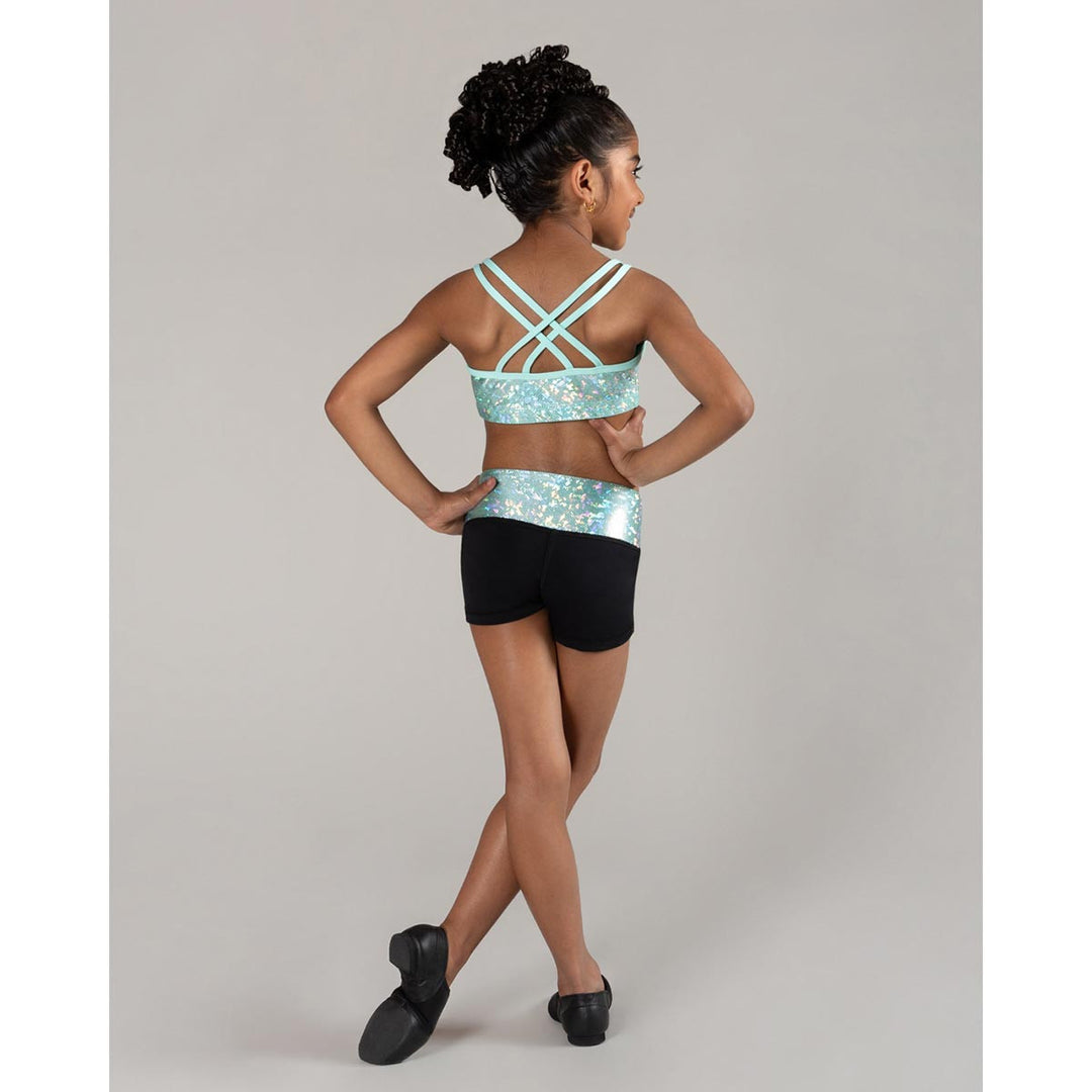 Energetiks Gymnastic Roxy Cross Back Crop Top Children Size