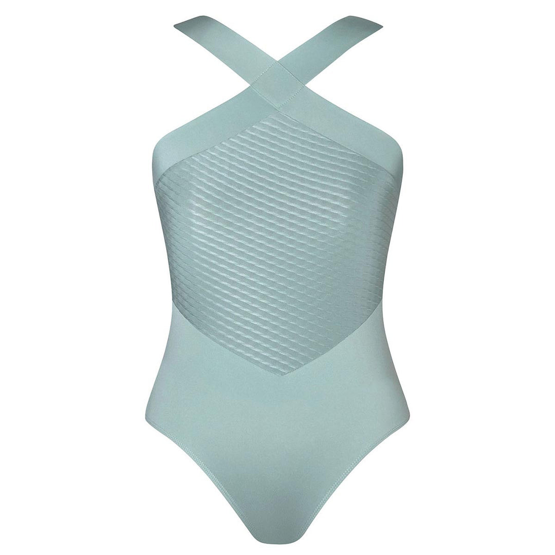 Energetiks Lara Cross Wide Strap Camisole Leotard Adult Size