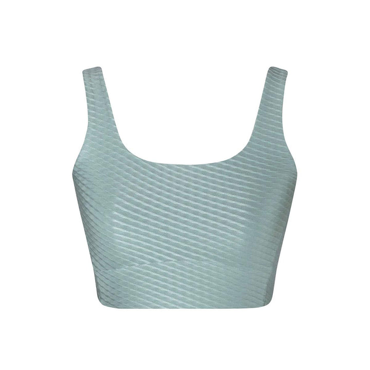 Energetiks Tori Jacquard Square Neck Crop Top Adult Sizes