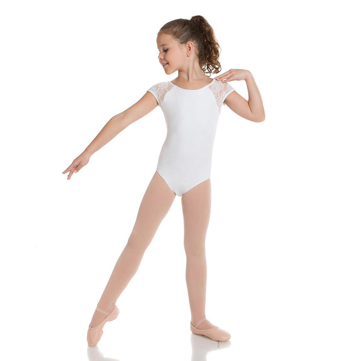 Energetiks Milla Cap Lace Sleeve Leotard Children Sizes