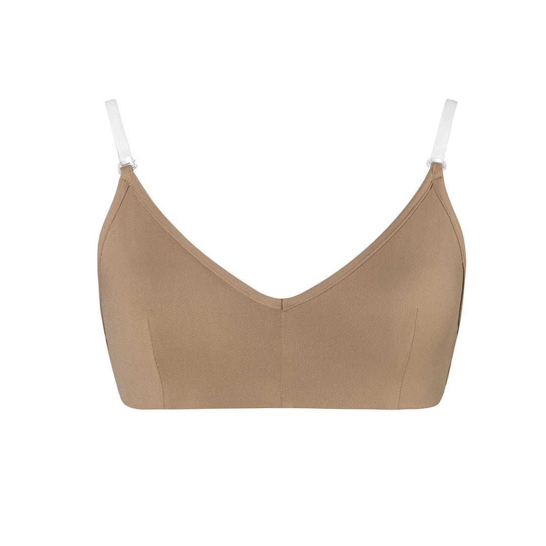 Energetiks Clear Back Bra With Removable Cups Adult Sizes