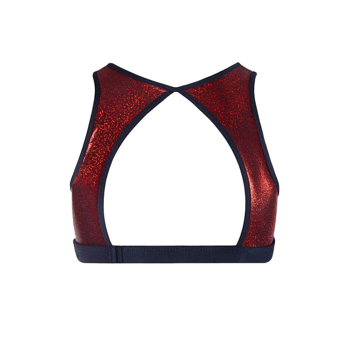 Energetiks Tate High Neck Crop Top - Gymnastics Child Sizes