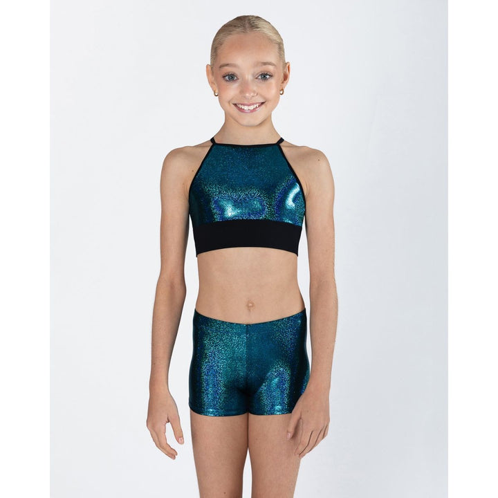 Energetiks Tora Detail Back Crop Top - Gymnastics Children