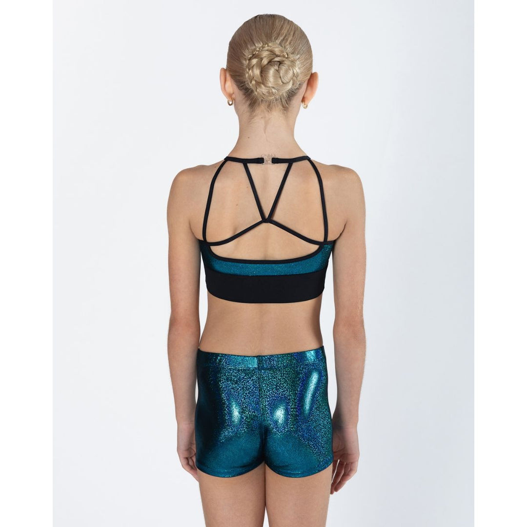 Energetiks Tora Detail Back Crop Top - Gymnastics Children