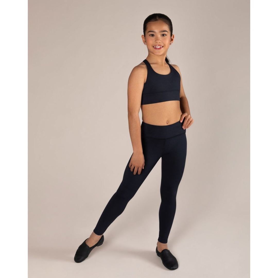 Energetiks Tori Wide Waist Ankle Biter Girls Legging