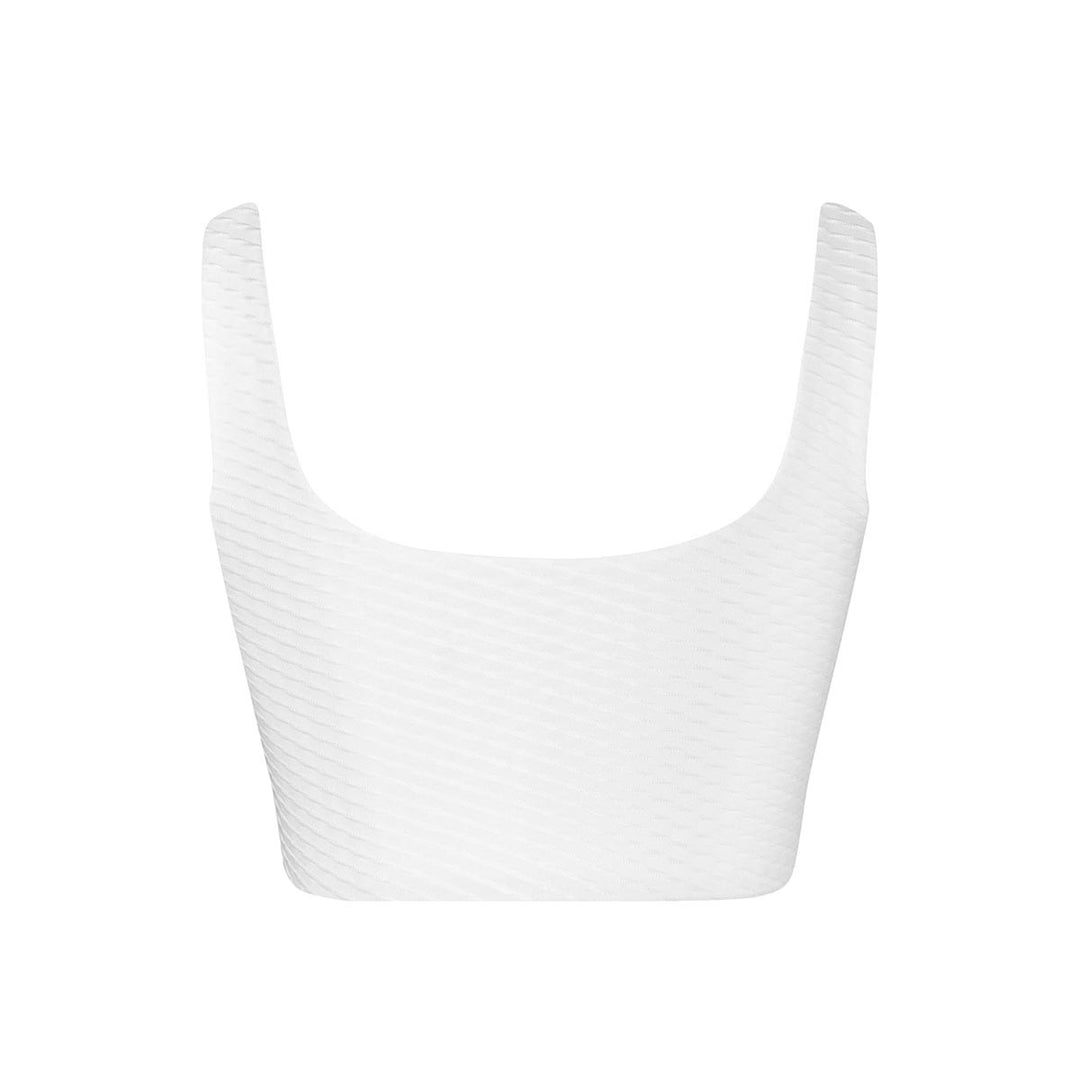 Energetiks Tori Jacquard Square Neck Crop Top Adult Sizes