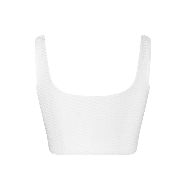 Energetiks Tori Jacquard Square Neck Crop Top Adult Sizes