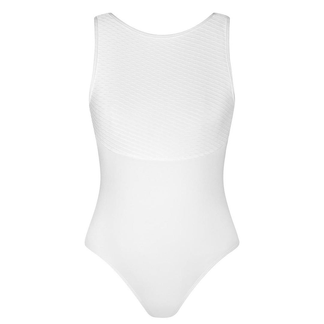 Energetiks Natalie V Back Boat Neck Leotard Adult Sizes