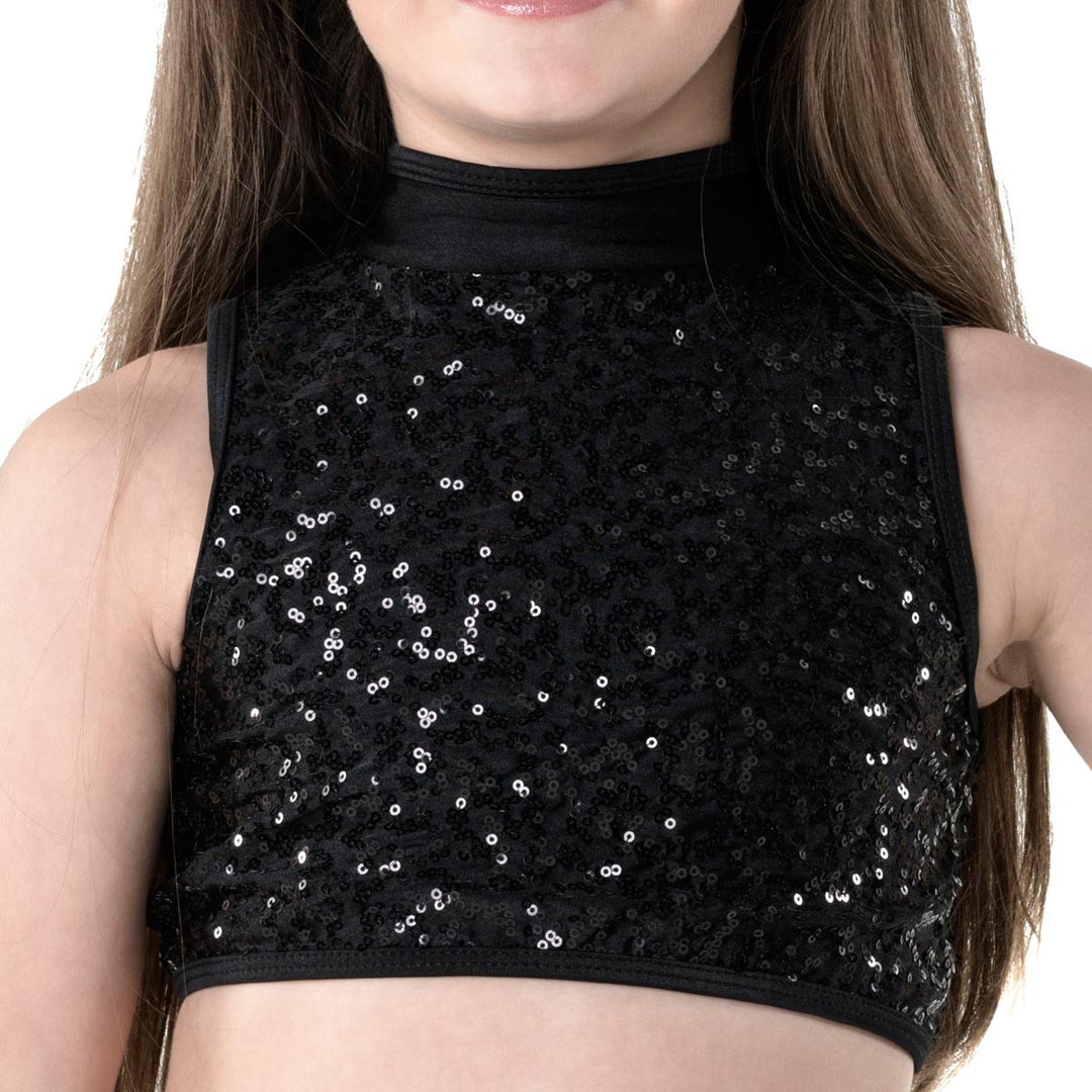 Studio 7 Dancewear Sequinned Cabaret Crop Top Children Sizes