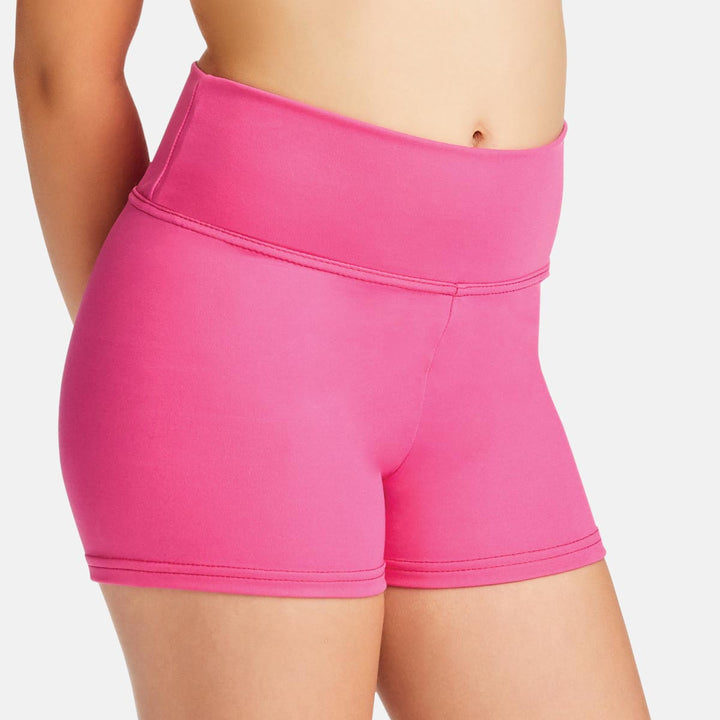 Capezio Team Basics High Waist Fold Down Short Children Size