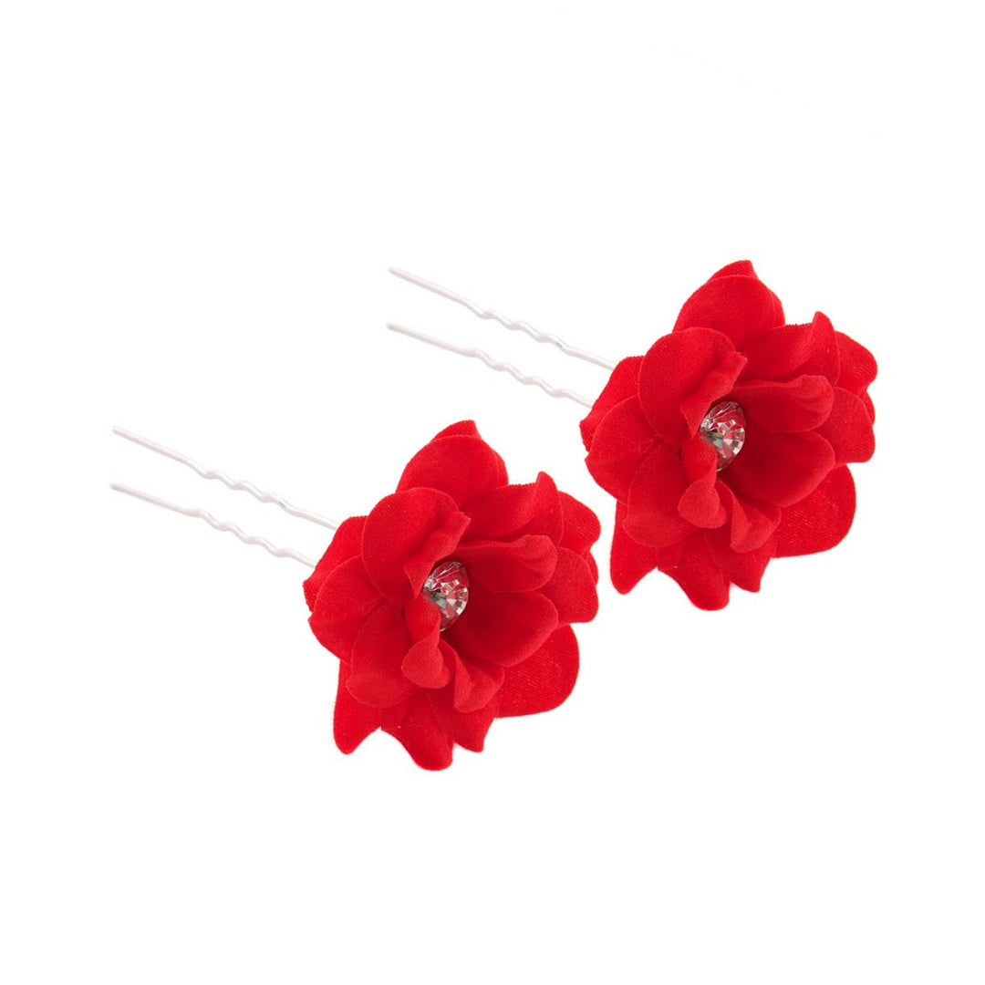 Energetiks Flower Hair Pins - Costume Accessory Hair Pins