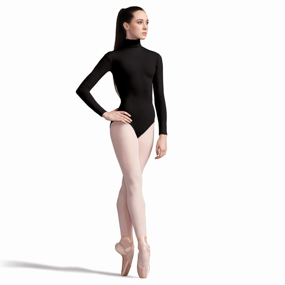 Capezio Modest Turtleneck Long Sleeve Leotard Adult Sizes