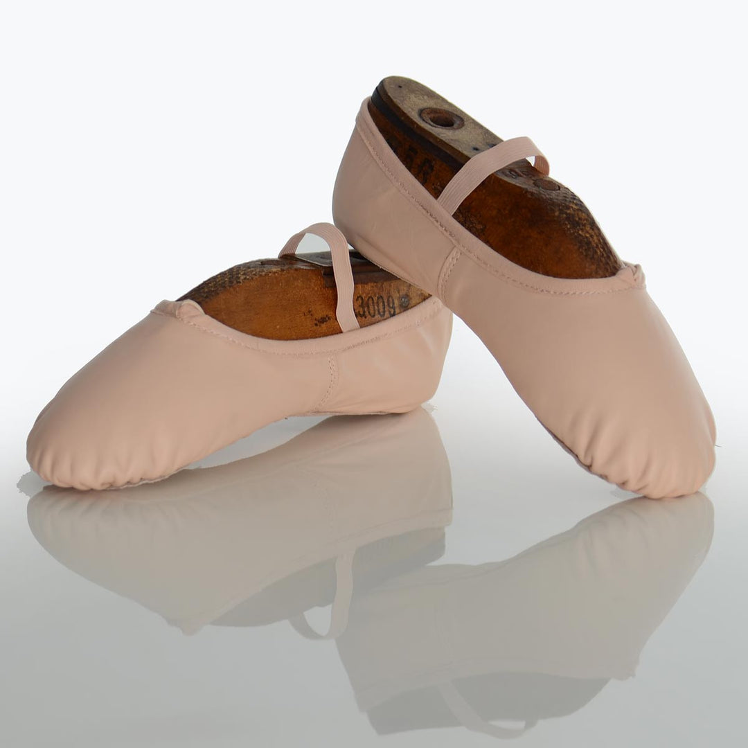 Dance Direct Girls Leather Full Sole Ballet Shoe