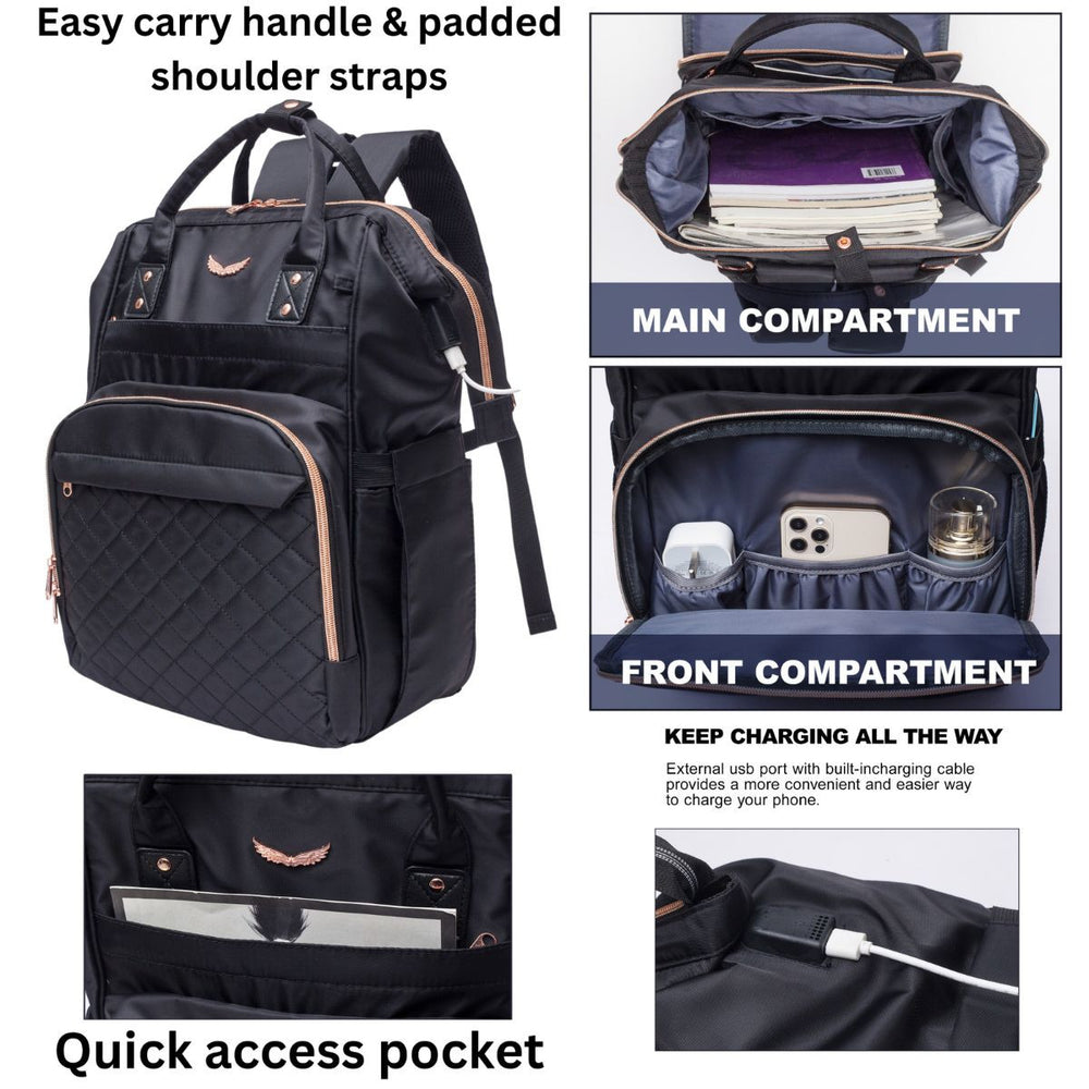 Mad Ally Leisure Travel Backpack Dance Bag - With USB Port