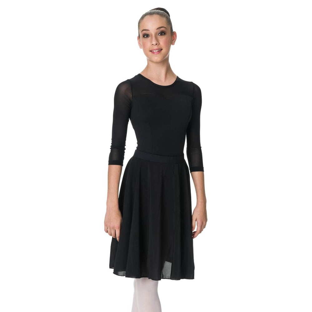 Studio 7 Dancewear Michaela 3/4 Mesh Sleeve Leotard Adults