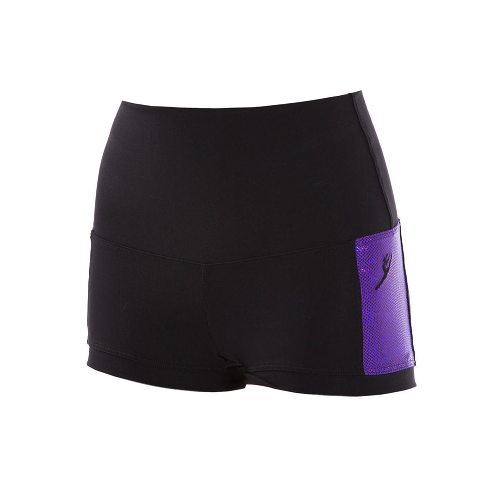 Energetiks Mia Boy Leg  Metallic Shattered Glass Short Girls