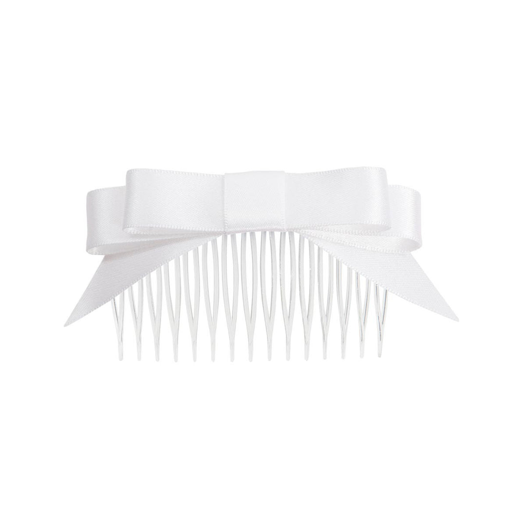Energetiks Satin Hair Bow with Tails and Comb Accessory