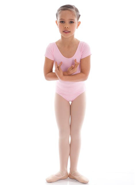 Energetiks Jesse Short Sleeve Scoop Leotard Children Sizes