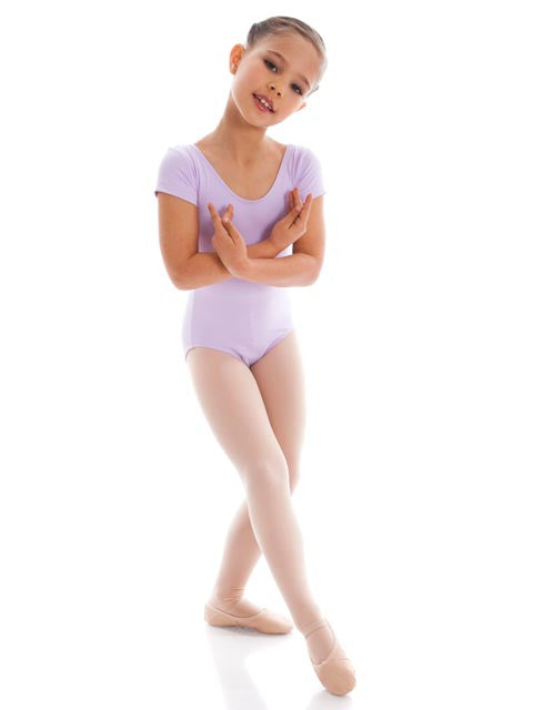 Energetiks Jesse Short Sleeve Scoop Leotard Children Sizes