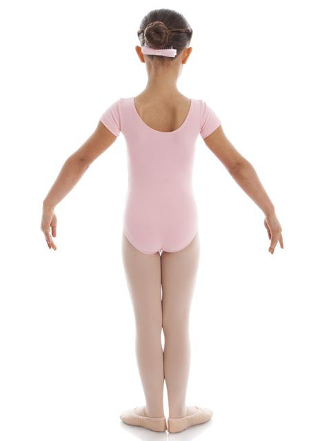 Energetiks Jesse Short Sleeve Scoop Leotard Children Sizes