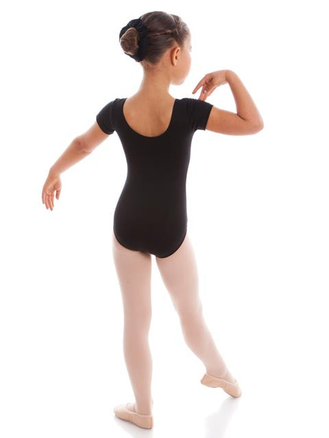Energetiks Jesse Short Sleeve Scoop Leotard Children Sizes