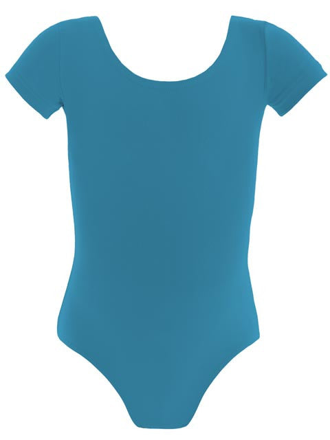 Energetiks Jesse Short Sleeve Scoop Leotard Children Sizes