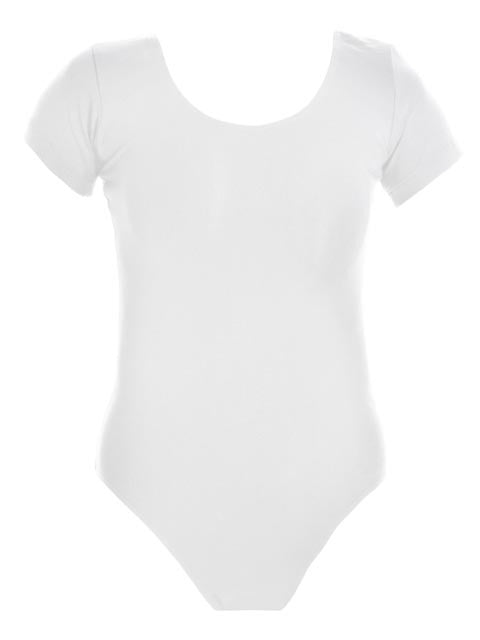 Energetiks Jesse Short Sleeve Scoop Leotard Children Sizes