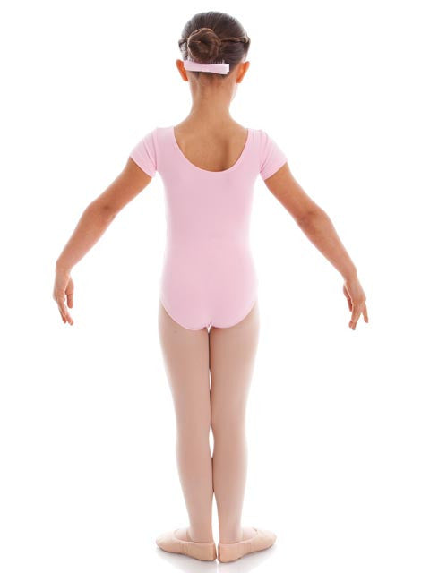 Energetiks Jesse Short Sleeve Scoop Leotard Children Sizes
