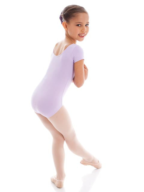 Energetiks Jesse Short Sleeve Scoop Leotard Children Sizes