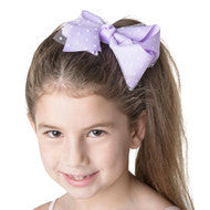 Studio 7 Dancewear Spotty Bow Hair Clip | Large Hair Bow