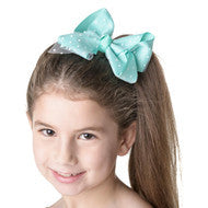 Studio 7 Dancewear Spotty Bow Hair Clip | Large Hair Bow