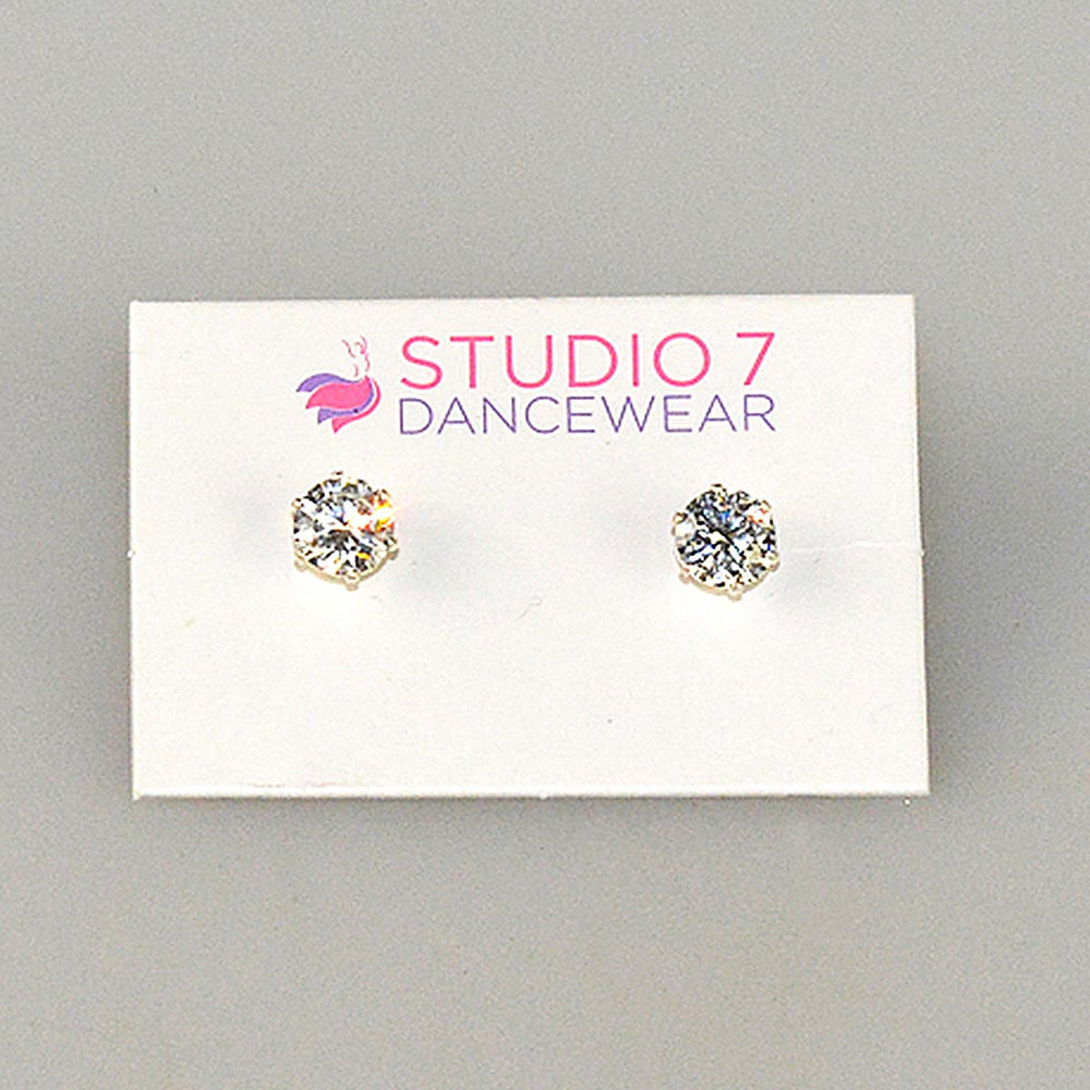 Studio 7 Dancewear Diamante Stud Earrings Small and Medium