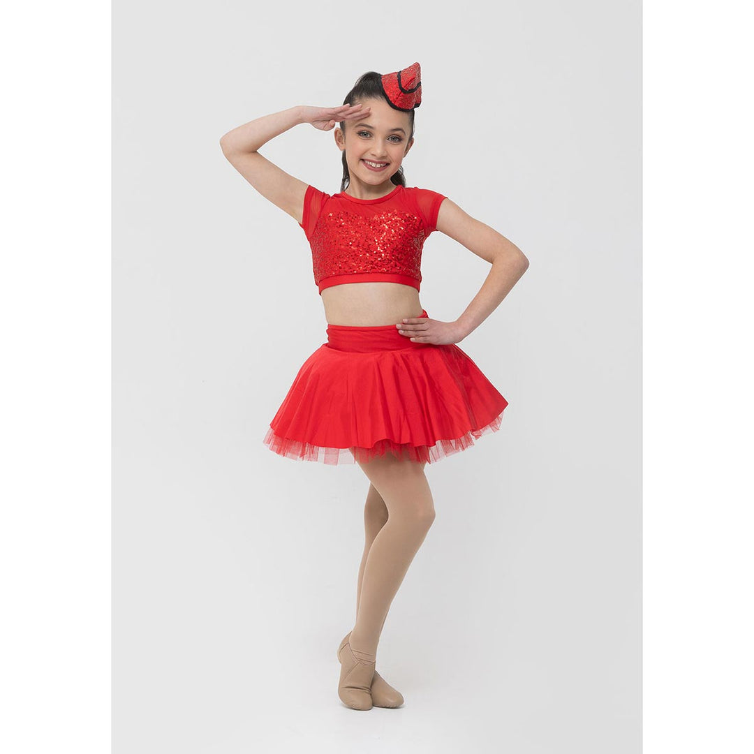 Studio 7 Dancewear Girls Skater Skirt with Inbuilt Brief