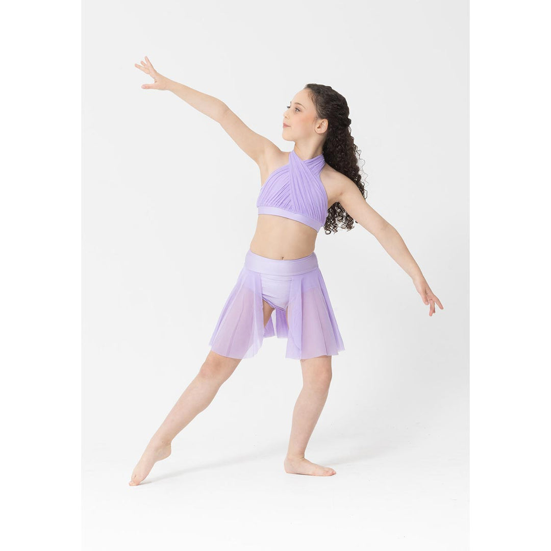 Studio 7 Dancewear Alyssa Mesh Dance Crop Top Adult Sizes