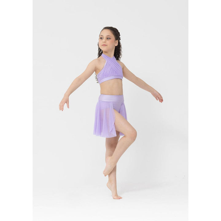 Studio 7 Dancewear Alyssa Mesh Dance Crop Top Adult Sizes