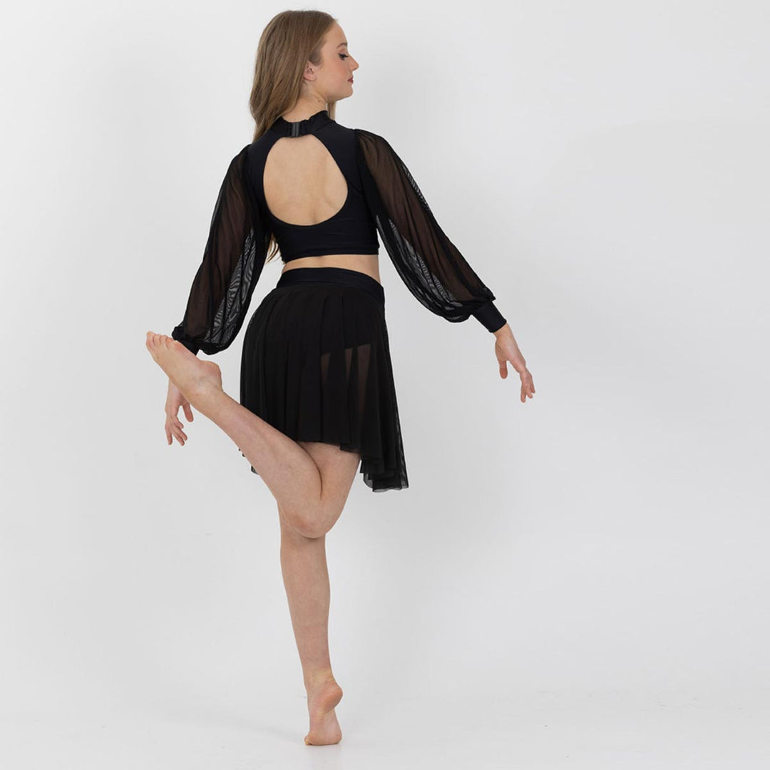 Studio 7 Dancewear Annabel Long Sleeve Crop Top Girls