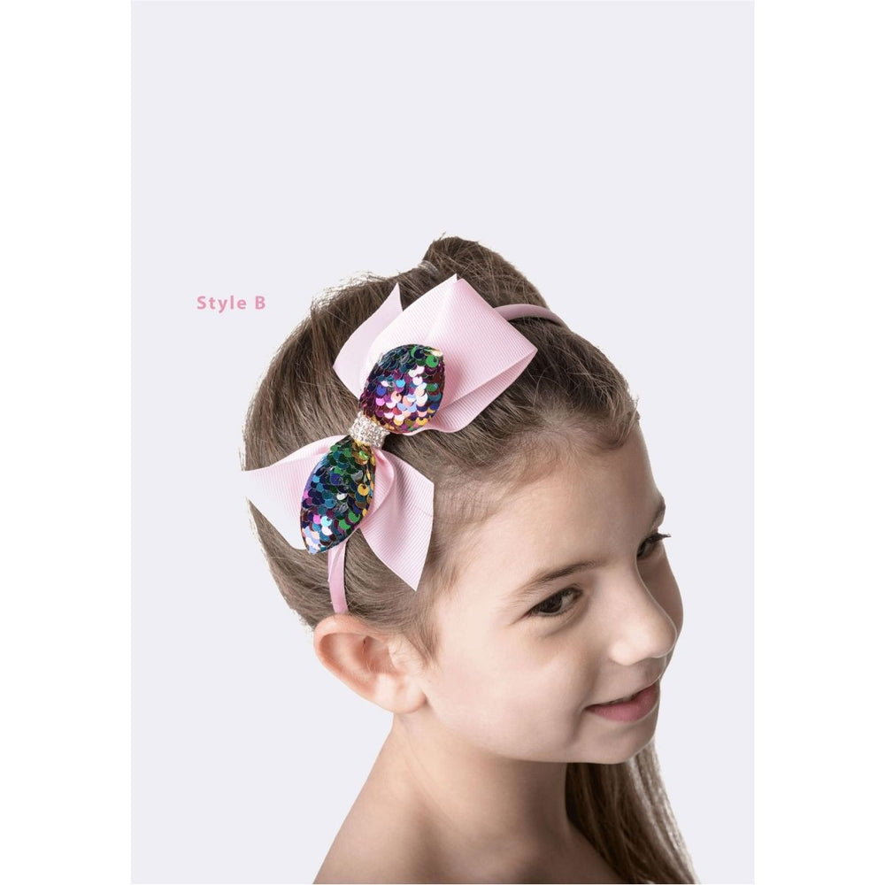 Studio 7 Dancewear Big Pink Hair Bows - Headbands Children