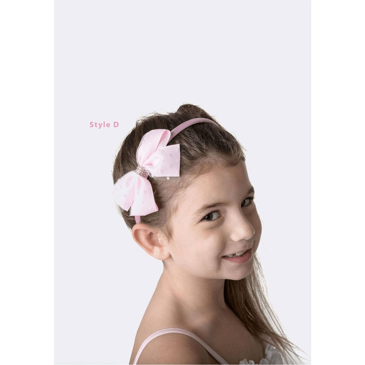 Studio 7 Dancewear Big Pink Hair Bows - Headbands Children