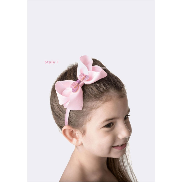 Studio 7 Dancewear Big Pink Hair Bows - Headbands Children