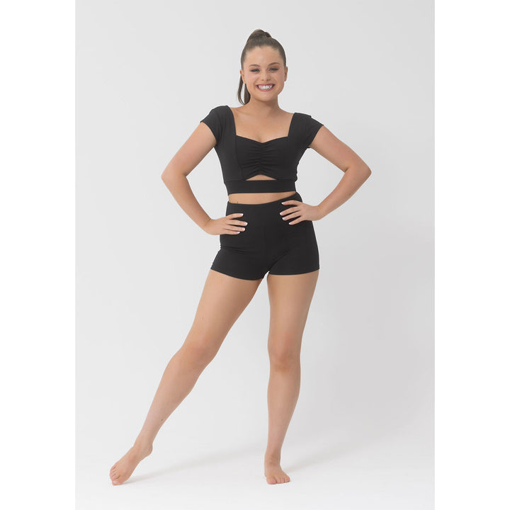 Studio 7 Dancewear Bobby Cap Sleeve Crop Top Adult Sizes
