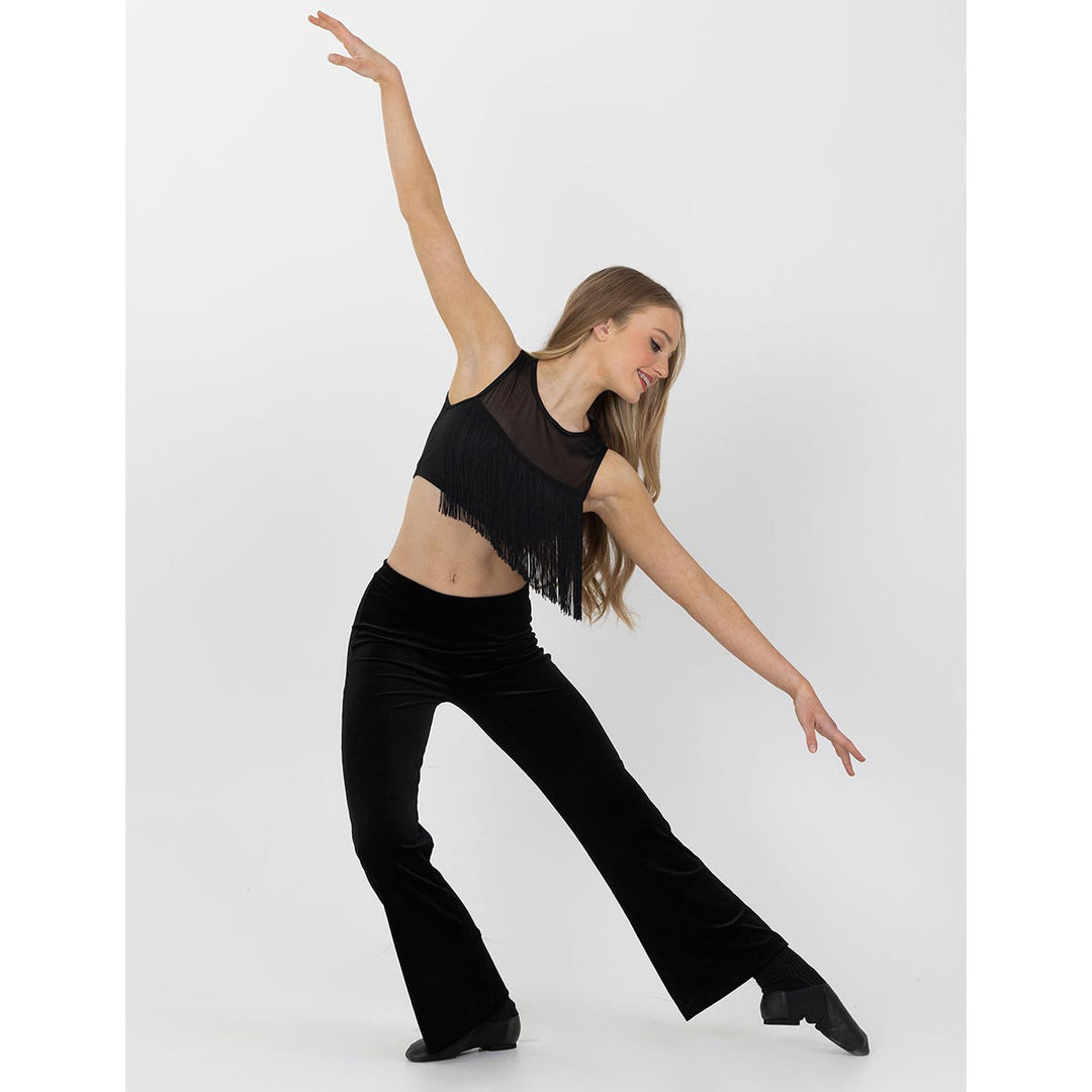 Studio 7 Dancewear High Waisted Velvet Stage Pants Adults